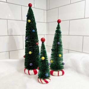 ❤️🎄❤️ Dept 56 | “Peppermint Trees”| Set of 3 | Village Accessories ❤️🎄❤️